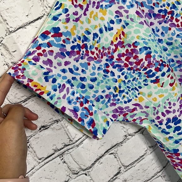 Jodifl Colorful Dot V-Neck Blouse - Picture 3 of 5